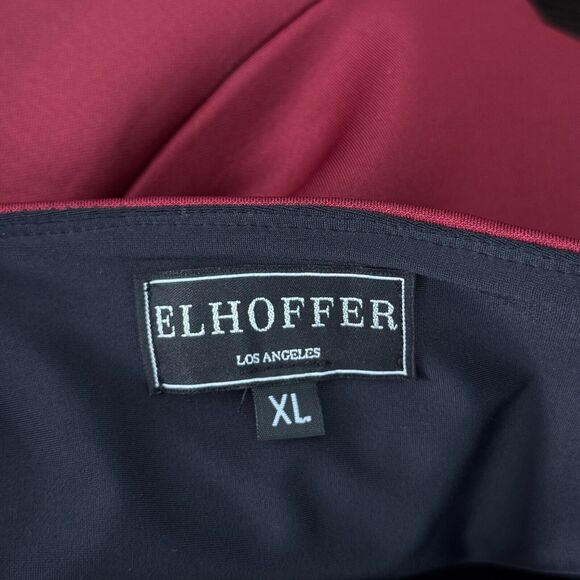 Elhoffer Dress Womens XL Galactic Commander Cosplay Costume Con Festival Maroon - Picture 3 of 14